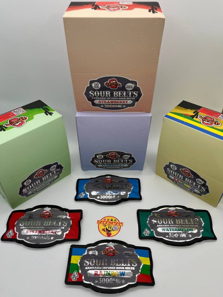 Devour 3000mg THC Sour Belts Gummies Buy Devour 3000mg THC Gummies Online