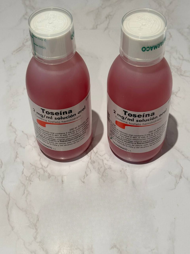 Toseina 250ml Codeine Syrup (Spain) Buy Toseina 250ml Codeine Syrup UK