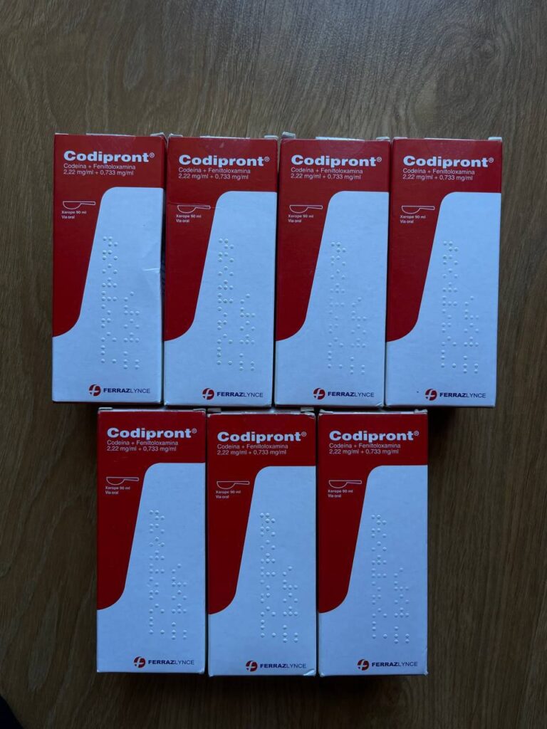 Codipront 90ml Codeine Syrup (Portugal) Codipront 90ml Codeine Syrup